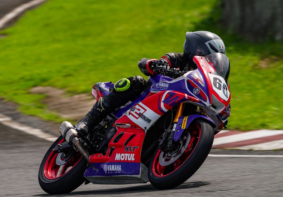 Dynamic shot of WorldSBK race, Razgatlioglu leading, 2026 season