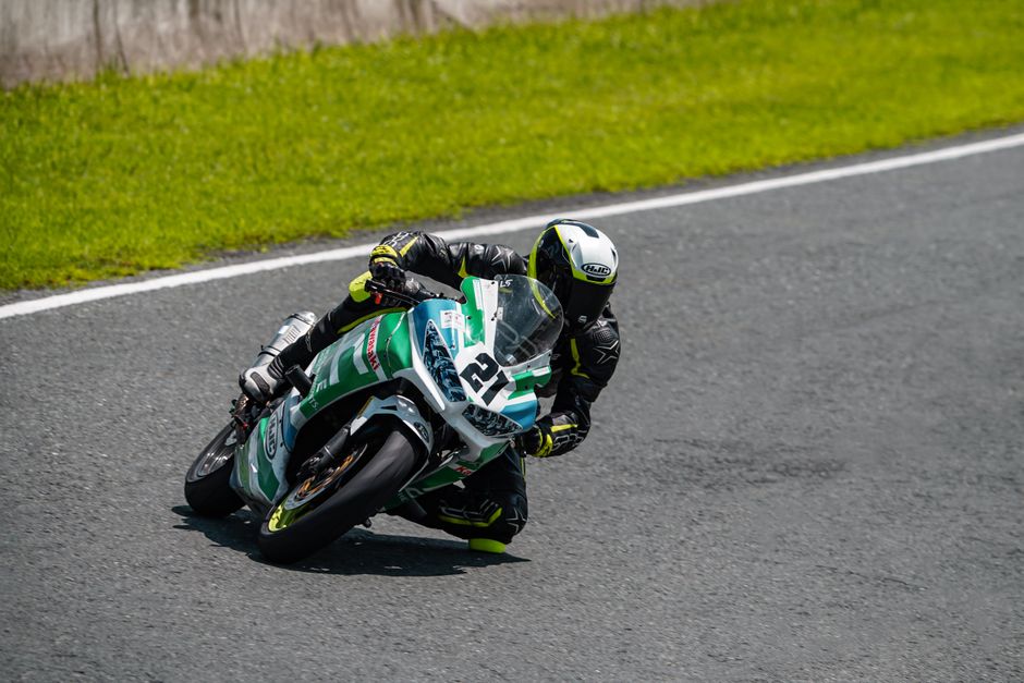 Action shot of Toprak Razgatlioglu racing in Most, dynamic angle, 2026 season