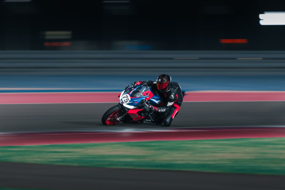 Rider Andrea Locatelli in action at a WorldSBK race, dynamic angle, 2026 season