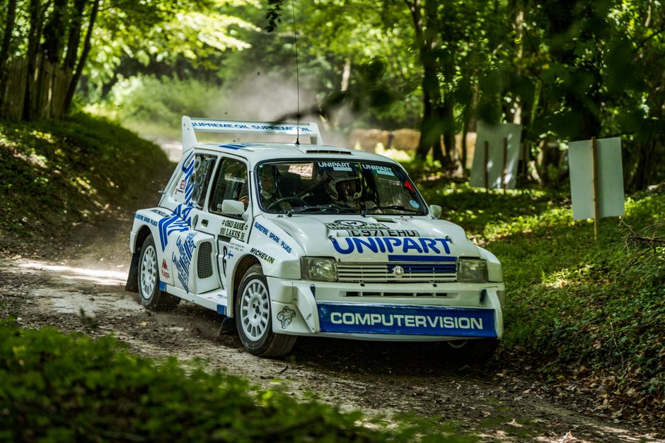 Dynamic action shot of Toyota Gazoo Racing car on dusty Kenya terrain, 2026 season